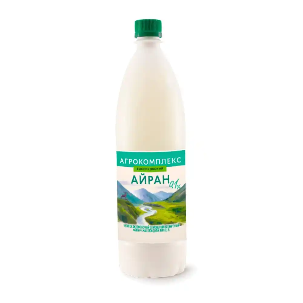 Айран 1 л Агрокомплекс  напиток кисломолочный  0,1% п/бут
