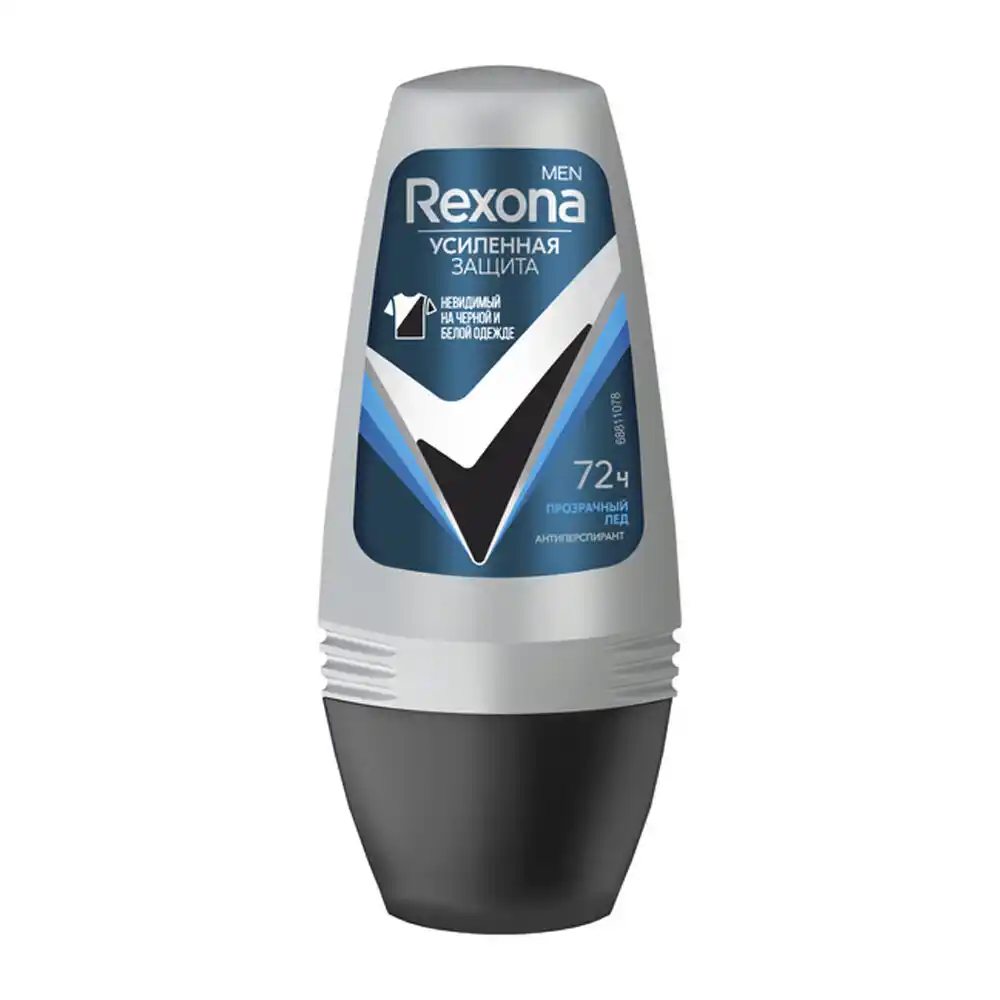 Антиперспирант-ролик 50 мл REXONA MEN прозрачный лед пл/уп