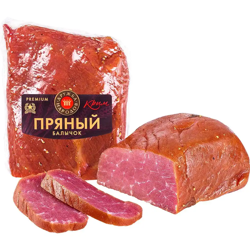 Балычок 100 г Дружба народов Пряный свин с/к нарезка вак/уп