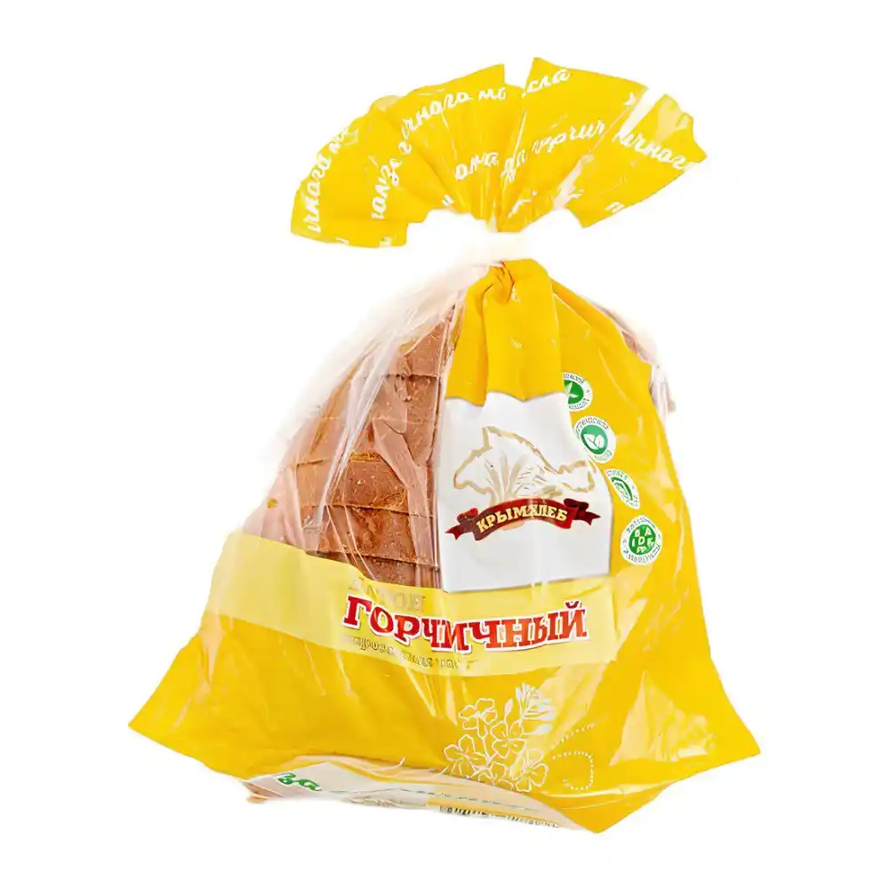 Батон 200 г Крымхлеб Горчичный п/эт