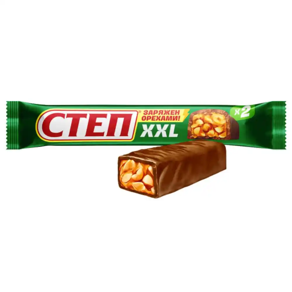 Батончик 70гр СТЕП XXL С Лесной Орех м/уп