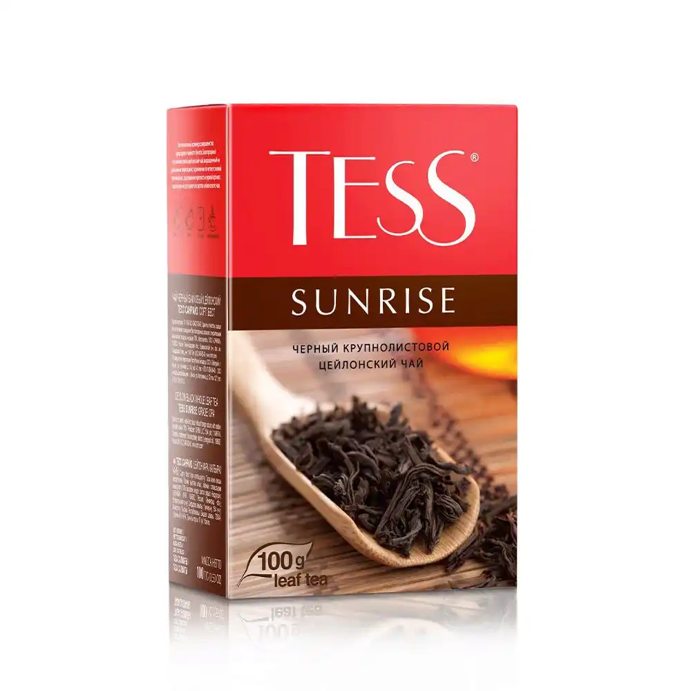 Чай 100 г TESS Sunrise черный листовой к/уп