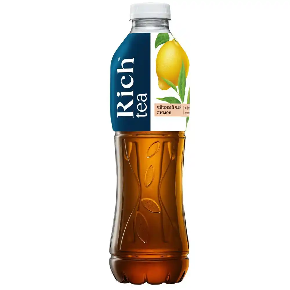 Чай 1л Rich Черный со вкусом Лимона пл/бут