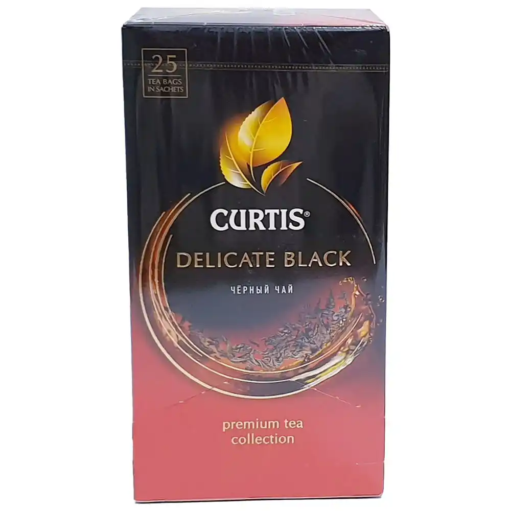 Чай (25ф/п по 1.7 г) Curtis Delicate Black черный к/уп