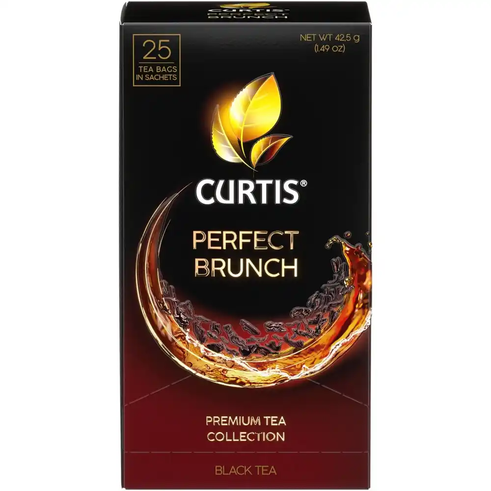Чай (25ф/п по 1.7 г) Curtis Perfect Brunch черный к/уп