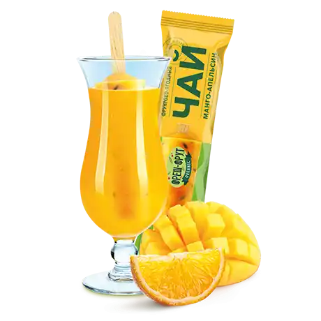 Чай 50г ФРЕШ-ФРУТ Organic манго-апельсин замороженный м/уп
