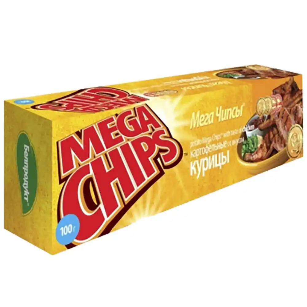 Чипсы 100 г Mega Chips картофельные со вкусом курицы к/уп