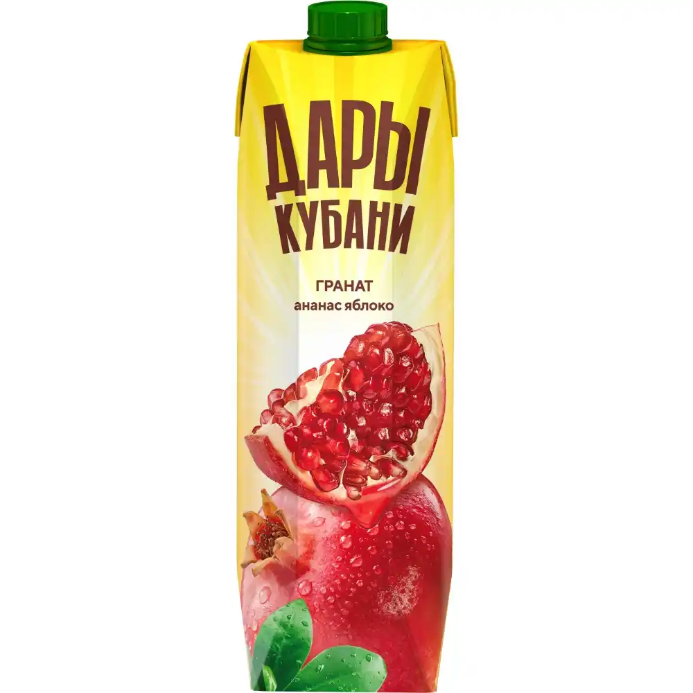 Cокосодержащий напиток 0,95л Дары Кубани из гранатов ананасов и яблок т/пак
