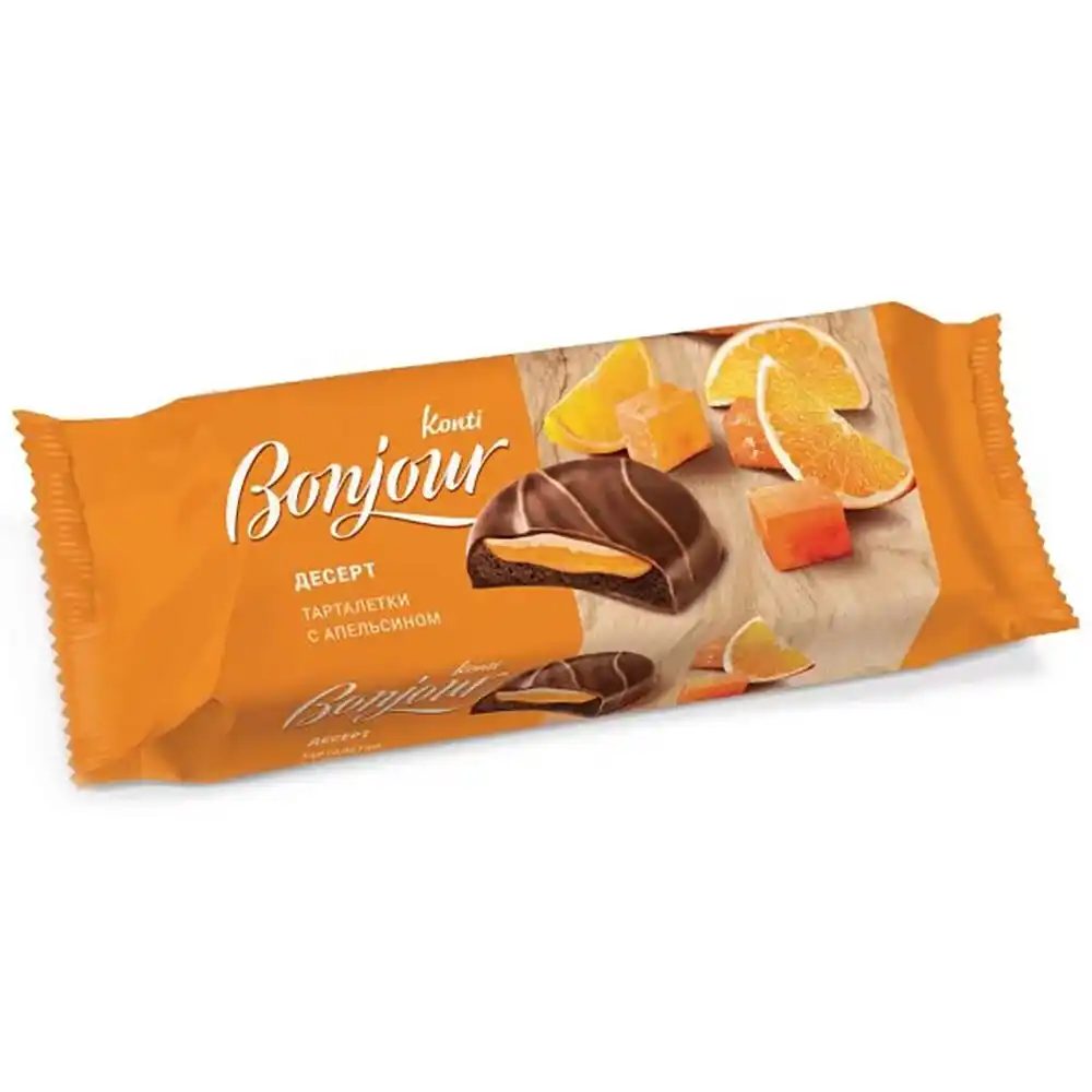 Десерт 220 гр Bonjour с апельсином фл-пак