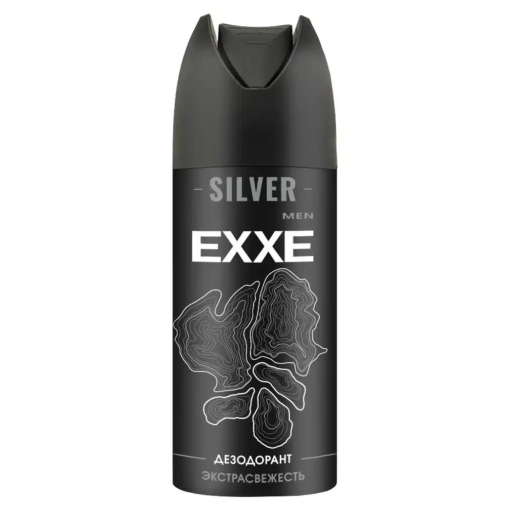 Дезодорант 150мл EXXE MEN SILVER Экстрасвежесть Аэрозоль