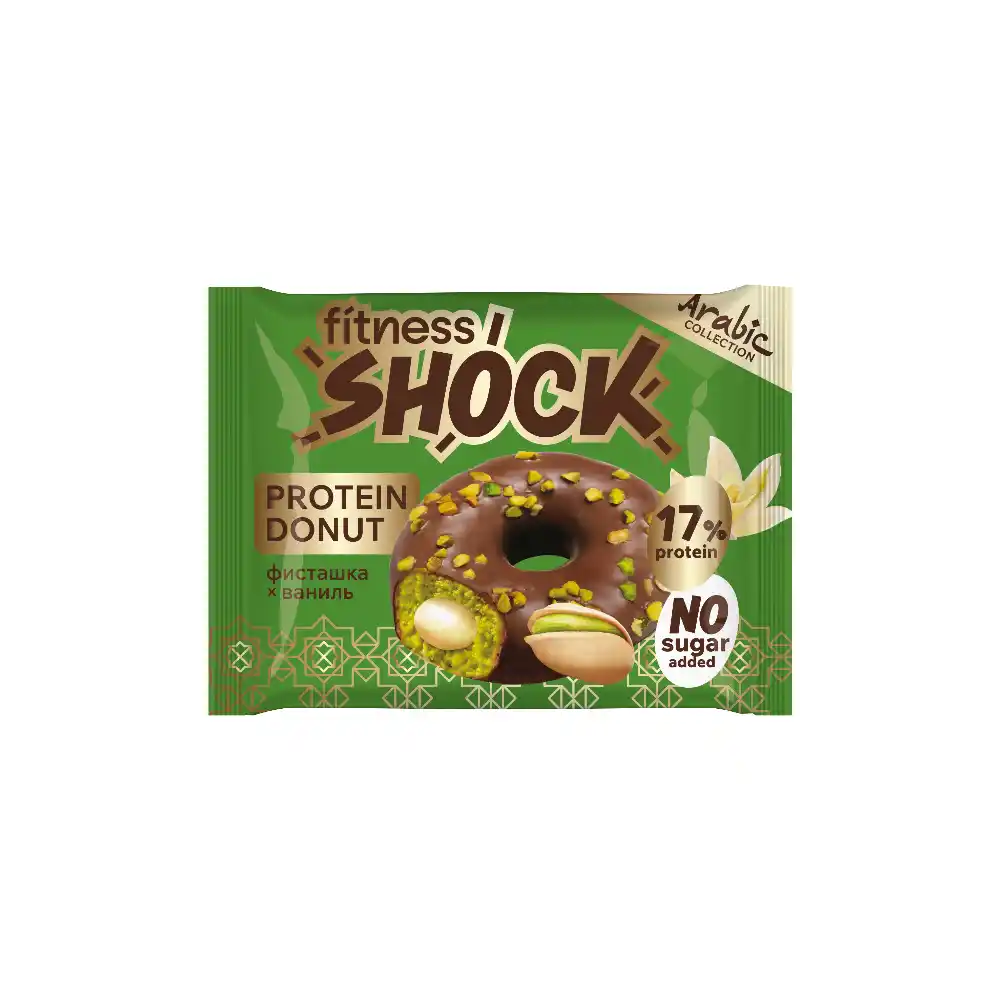 Донат 70г FitnesSHOCK с Фисташкой п/эт