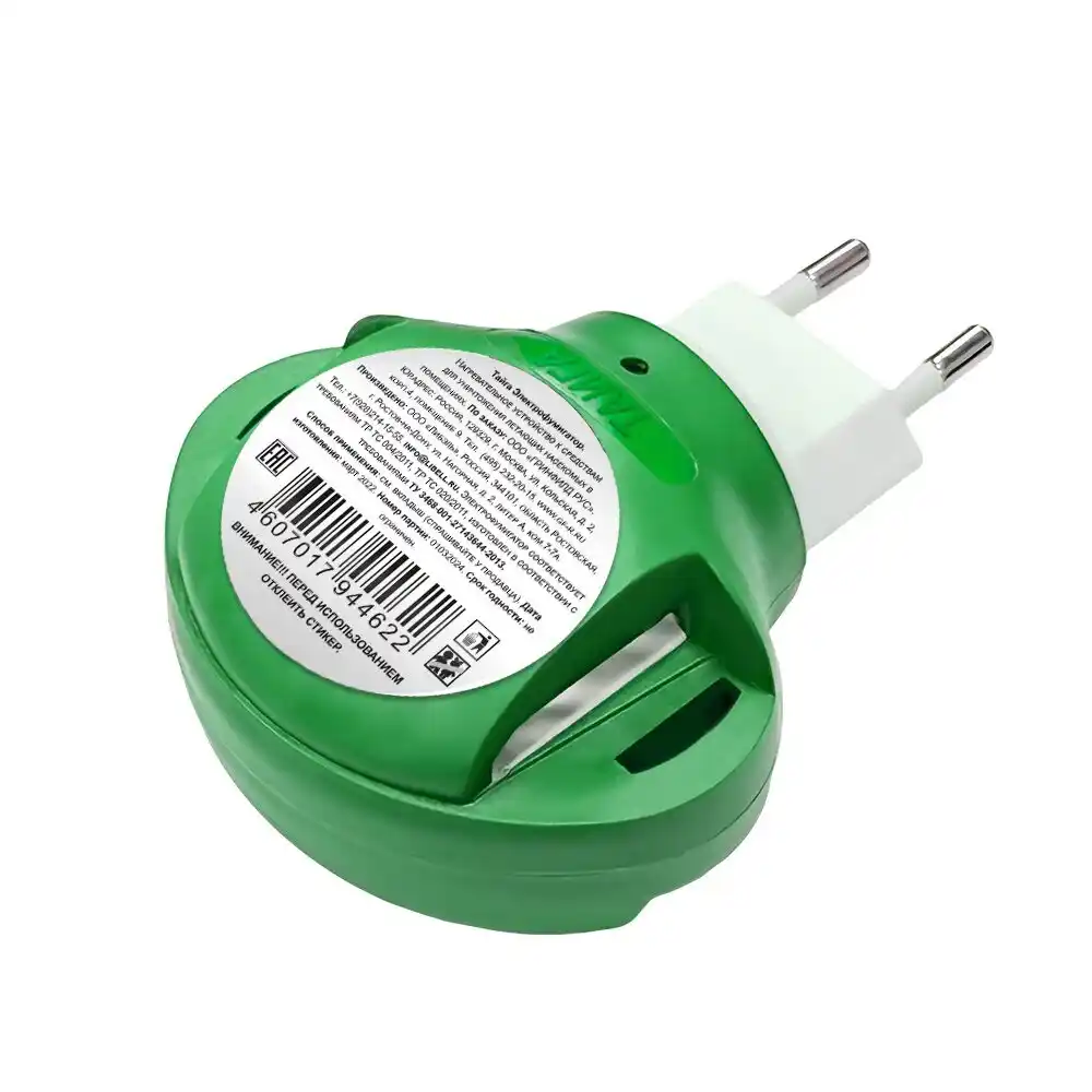 Электрофумигатор 1 шт Тайга для уничтожения летающих насекомых б/уп