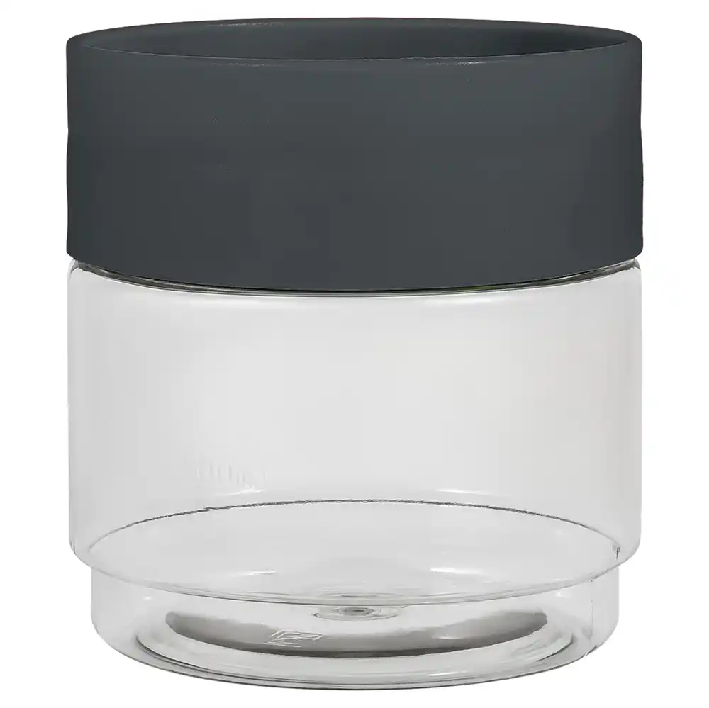 Емкость д/сыпучих продуктов 0,5л Homver Asti черный б/уп