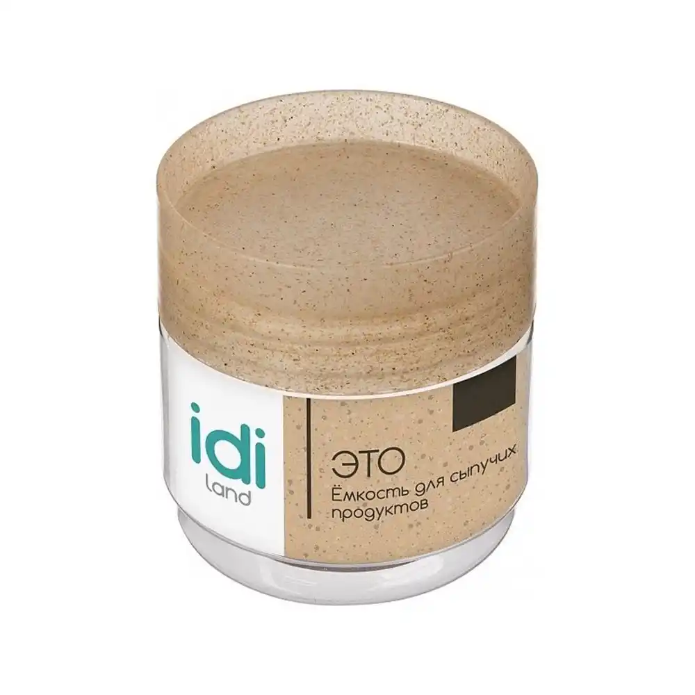 Емкость д/сыпучих продуктов 0,5л Homver Palermo б/уп