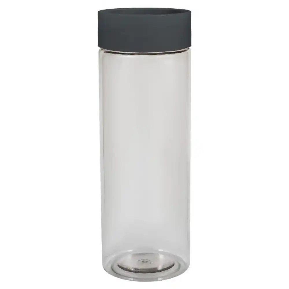 Емкость д/сыпучих продуктов 1,5л Homver Asti черный б/уп