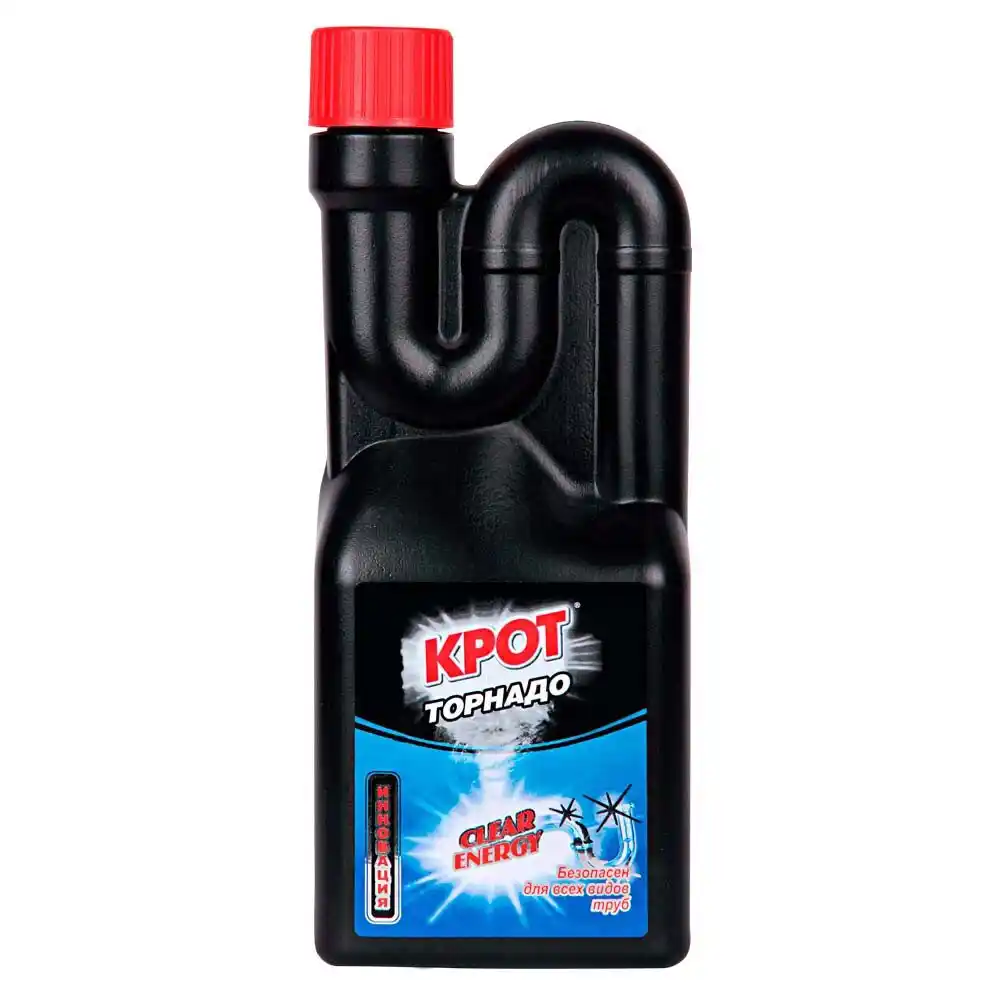 Гель д/чистки канал.труб 0,5 л Крот Торнадо пл/уп