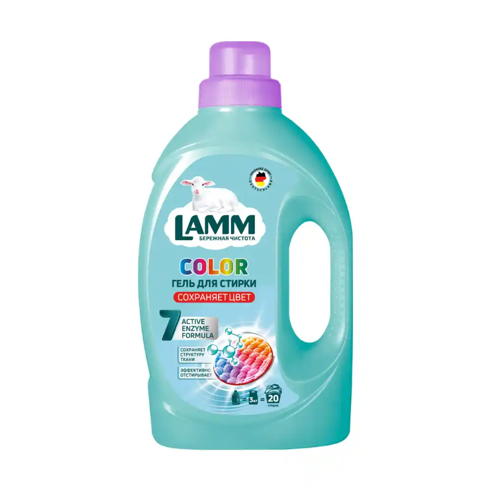 Гель для стирки 1,3л LAMM Color пл/б