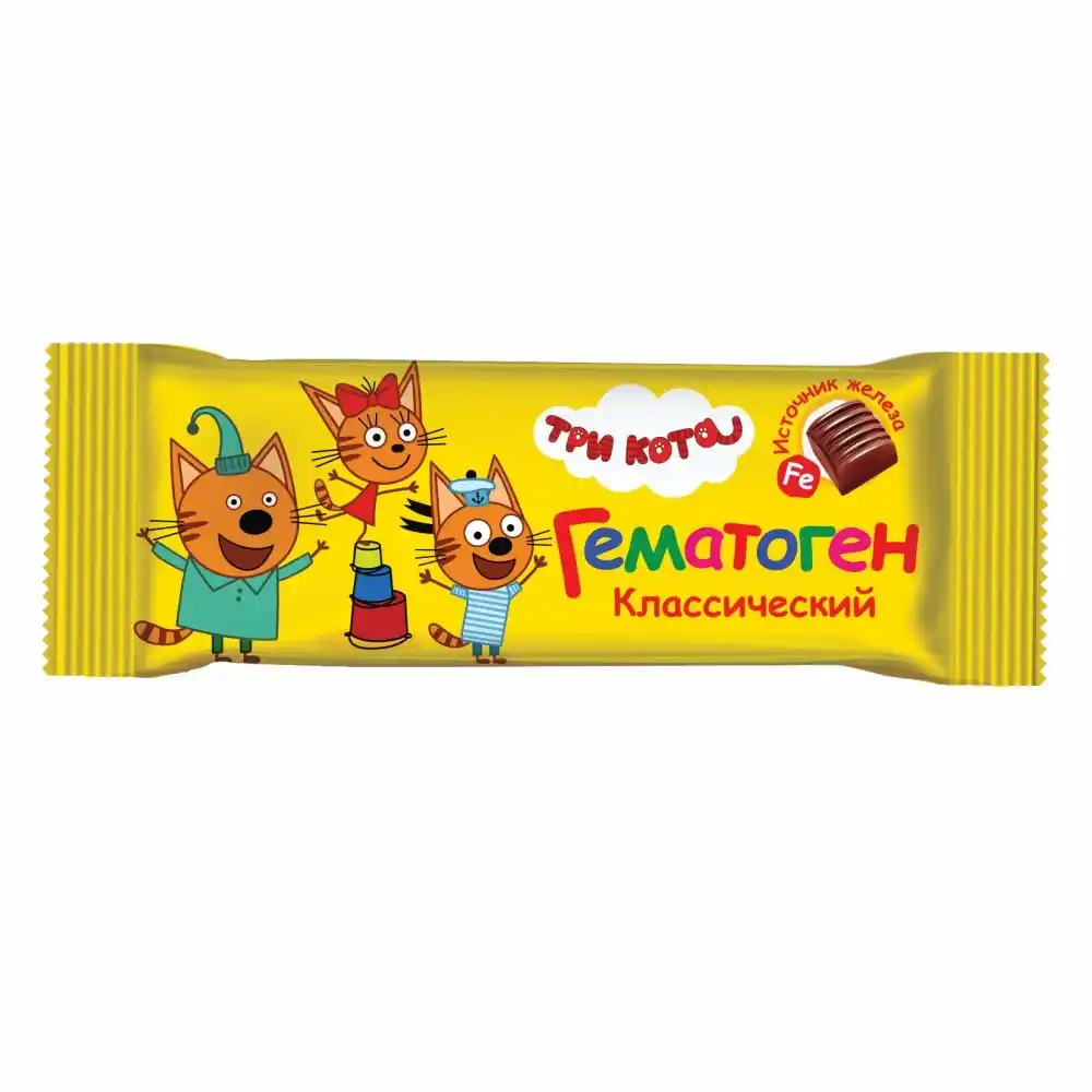 Гематоген 40гр Три Кота Классический м/уп