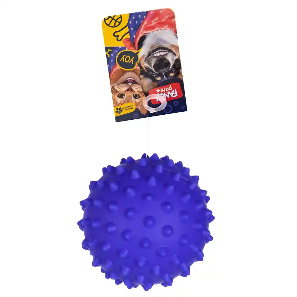 Игрушка для питомцев 1шт FANCY PETS Мяч игольчатый к/уп