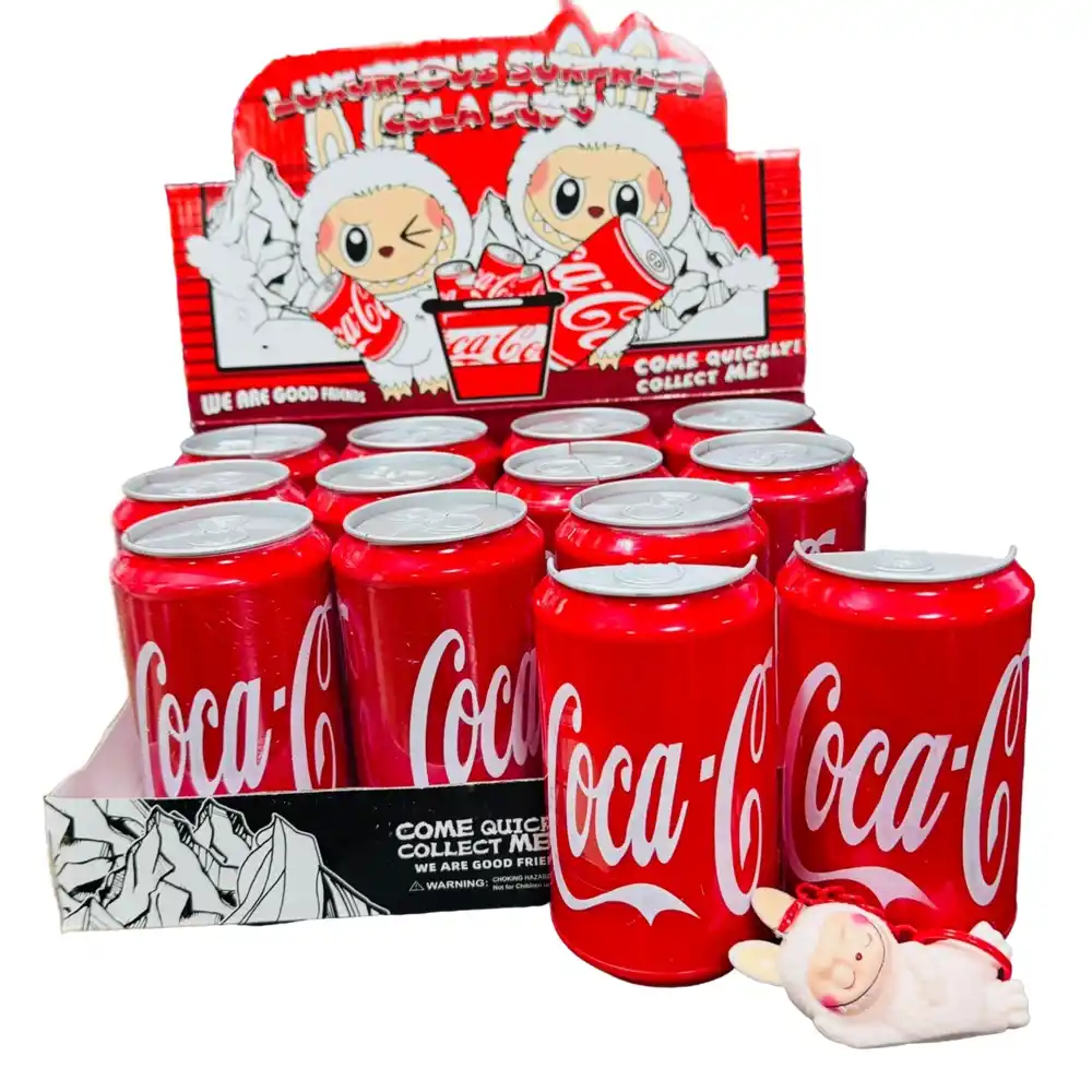 Игрушка-сюрприз 20см Gaozun Labubu Coca-Сola арт.200 пл/уп