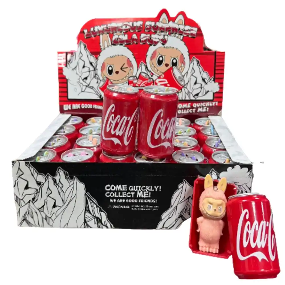 Игрушка-сюрприз 8см Gaozun Labubu Coca-Сola арт.125 пл/уп