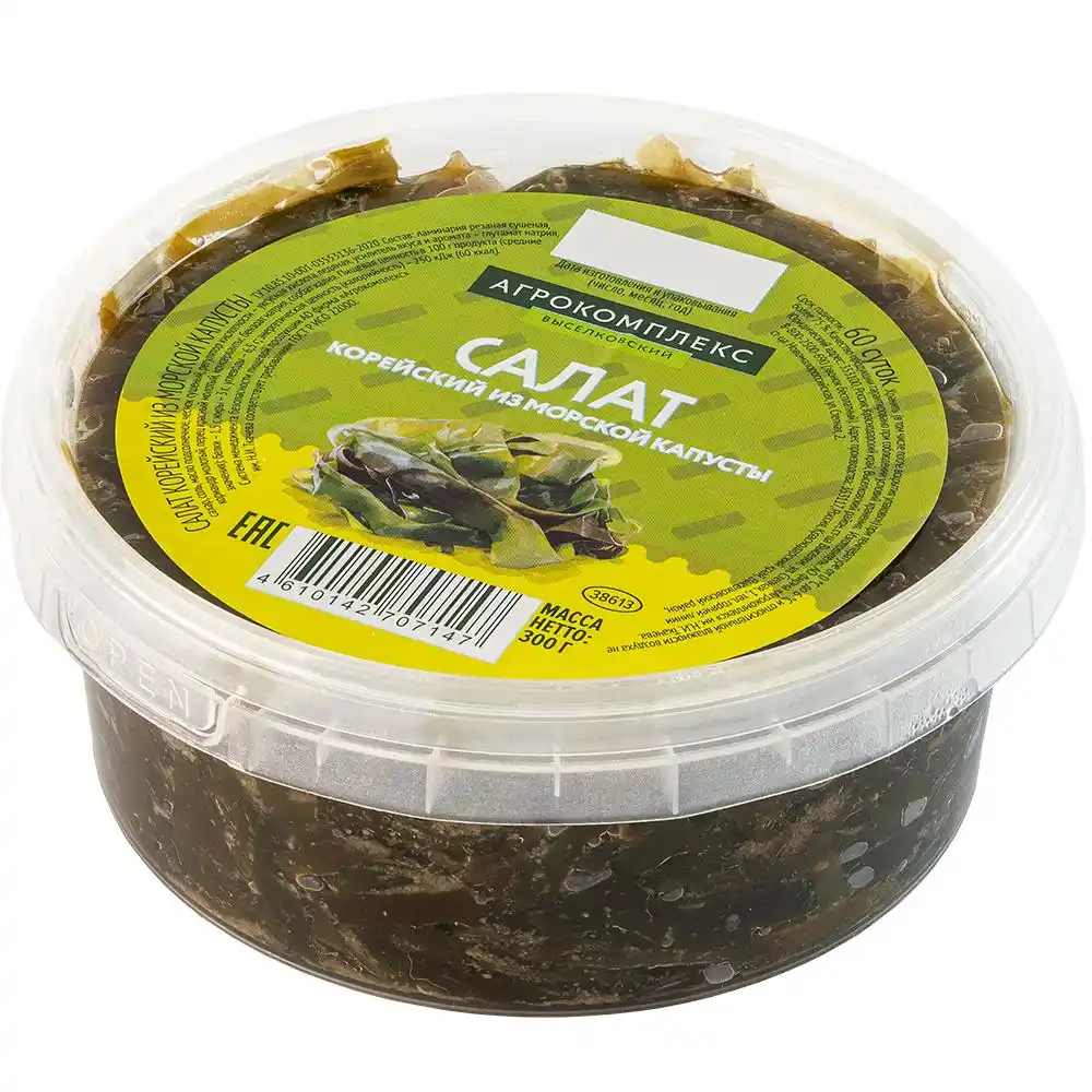 Капуста морская 300 г Агрокомплекс по-корейски пл/банка