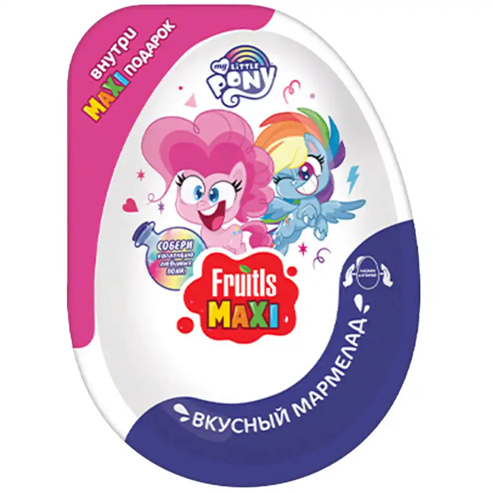 Карамель 11 г Конфитрейд Пластиковое яйцо Макси с подарком п/уп