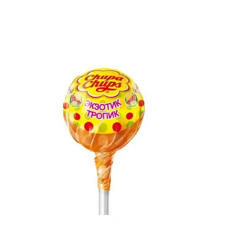 Карамель 12 г Chupa Chups Экзотик Тропик м/уп