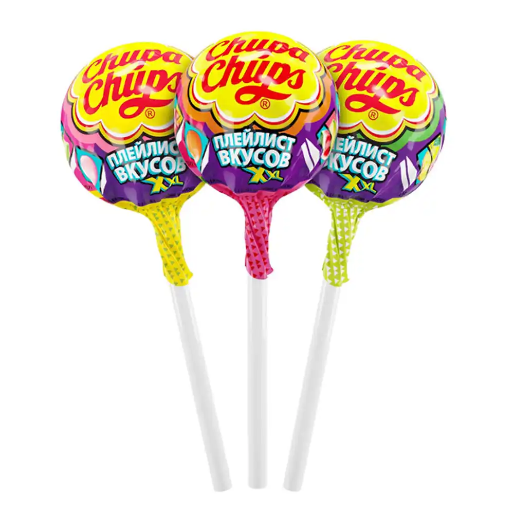 Карамель 29 г Chupa Chups flavors playlis XXL 4D м/уп