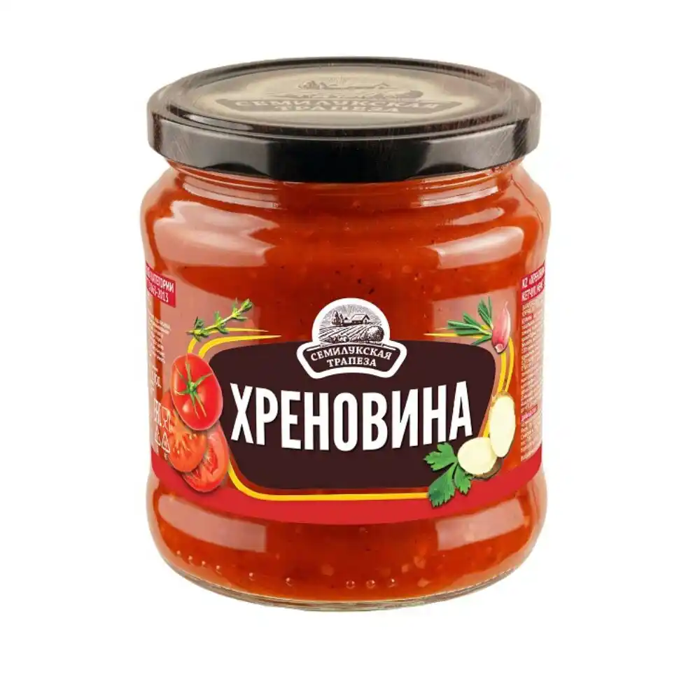 Кетчуп 0,5 кг Семилукская трапеза Хреновина ст/банка