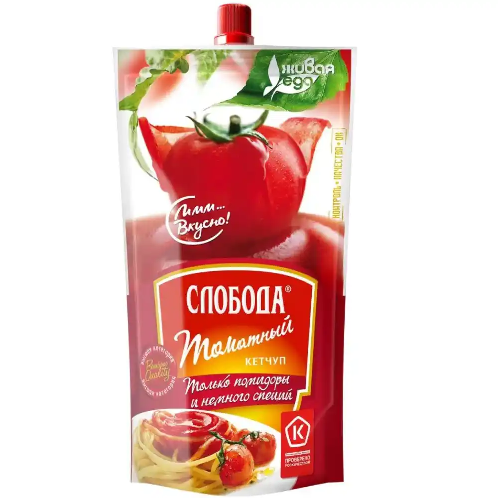 Кетчуп 200г Слобода Томатный д/п