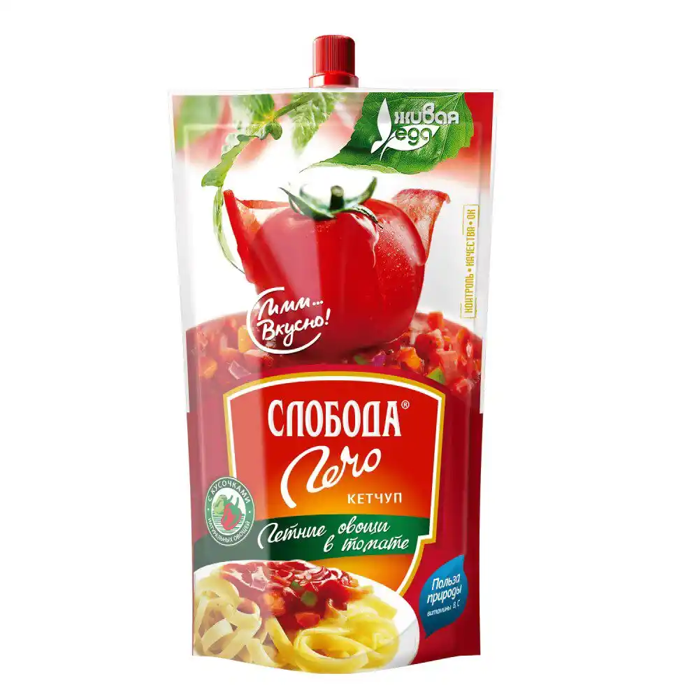 Кетчуп 320 гр Слобода Лечо д/п