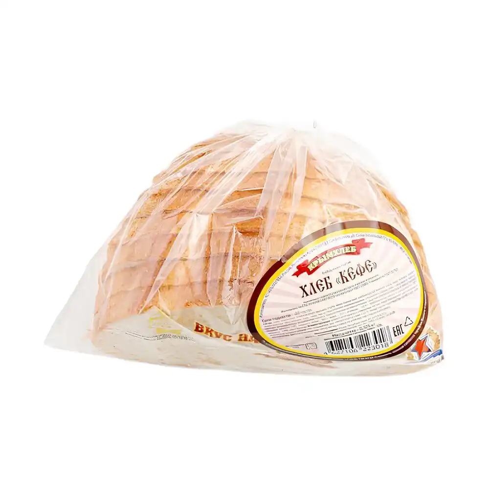Хлеб 325 г Крымхлеб Кефе подовый нарезанный п/эт