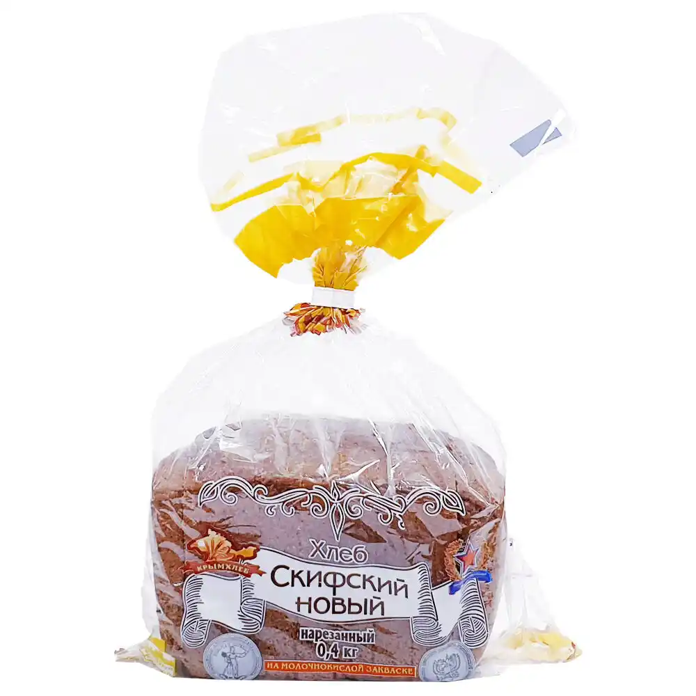 Хлеб 400 г Крымхлеб Скифский формовой нарезанный рж/пш п/эт соц.