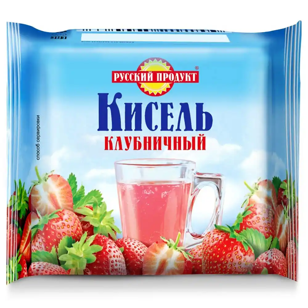 Кисель 190 гр Русский продукт Клубника м/уп