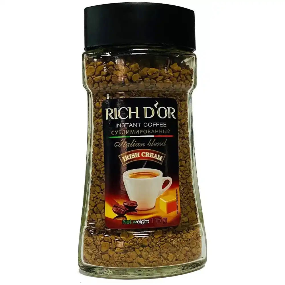 Кофе 100гр RICH DOR Irish Cream растворимый сублимированный ст/б