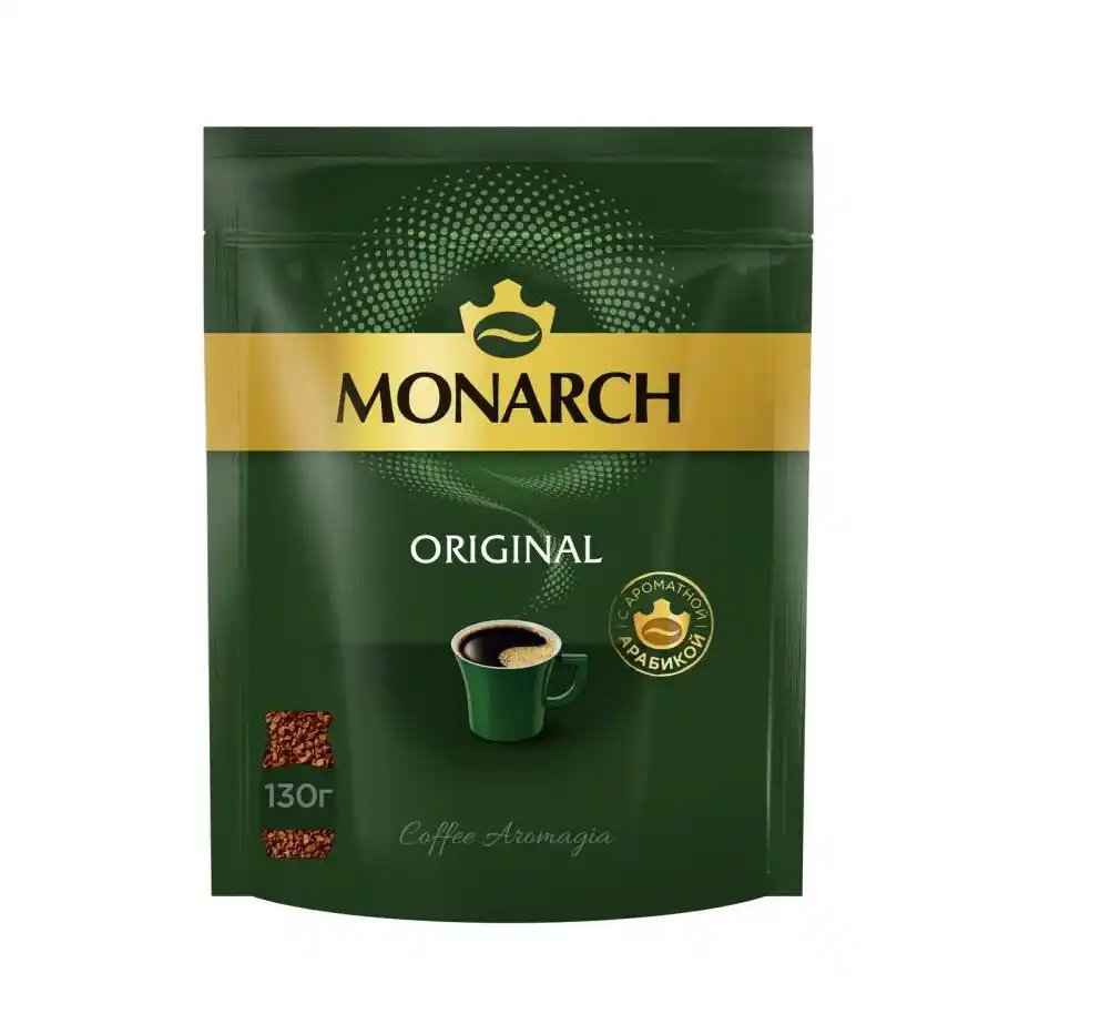 Кофе 130 гр MONARCH ORIGINAL растворимый 130гр м/уп