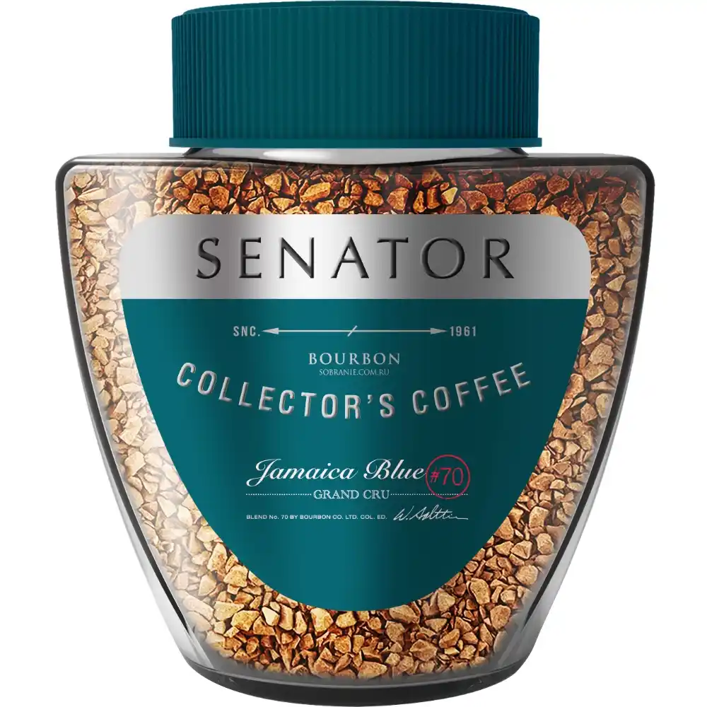 Кофе 85г SENATOR Jamaica Blue сублимированный ст/б