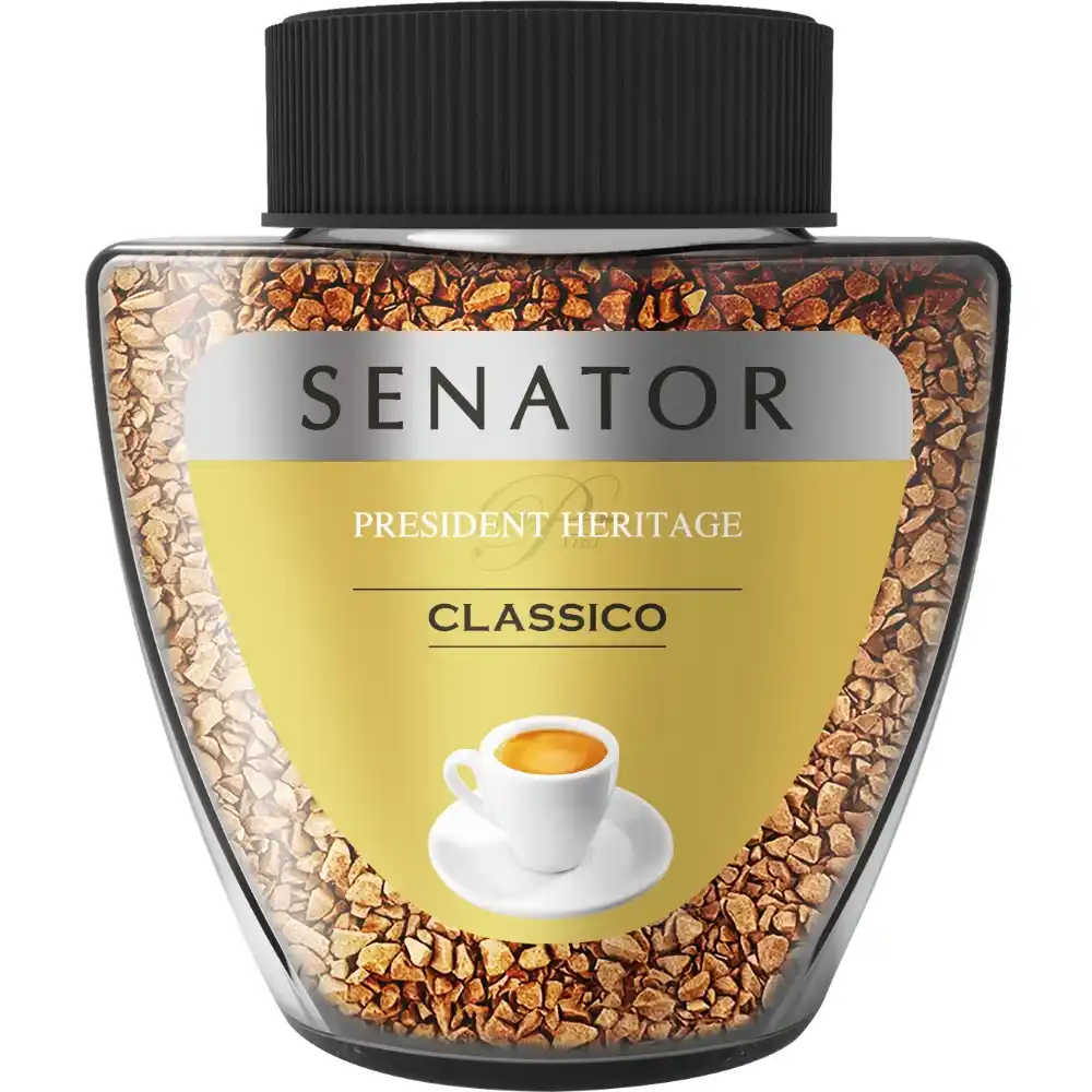 Кофе 85г SENATOR President Heritage Classico сублимированный ст/б