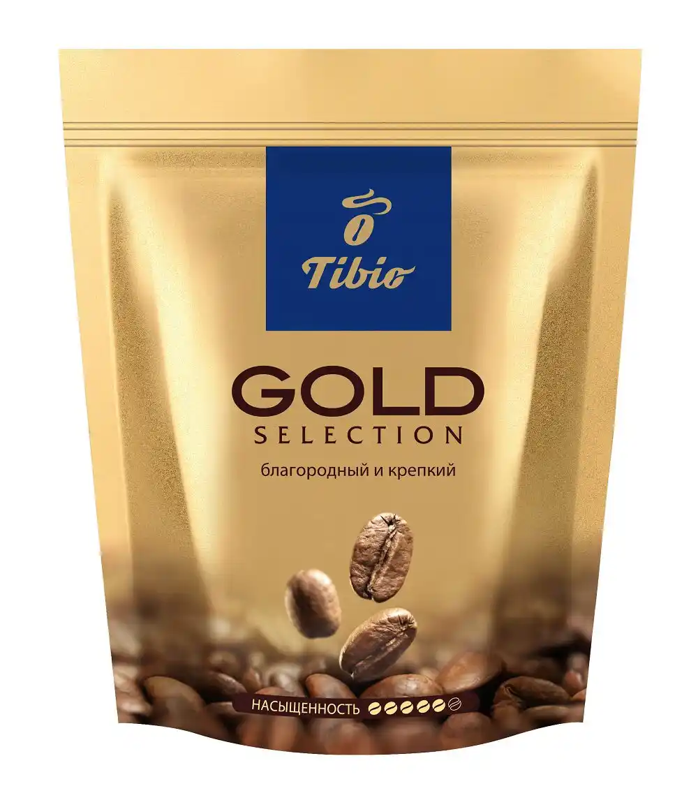 Кофе TIBIO 75гр GOLD Selection растворимый м/уп