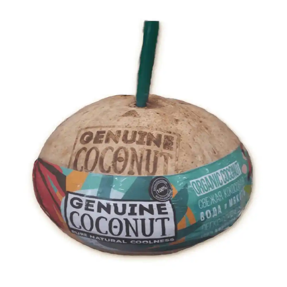 Кокос с трубочкой исск/обол