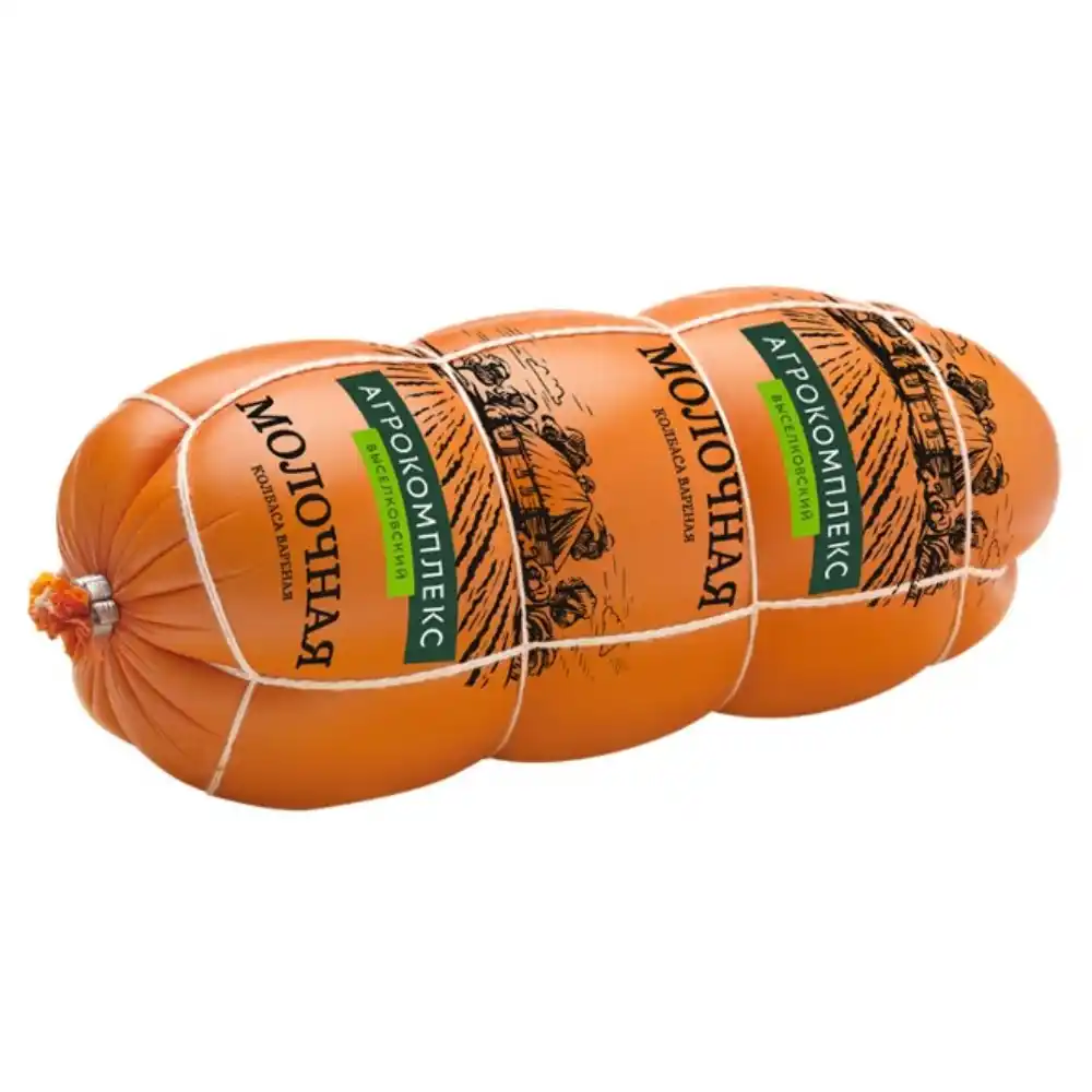 Колбаса 400г Агрокомплекс Молочная вареная п/амид