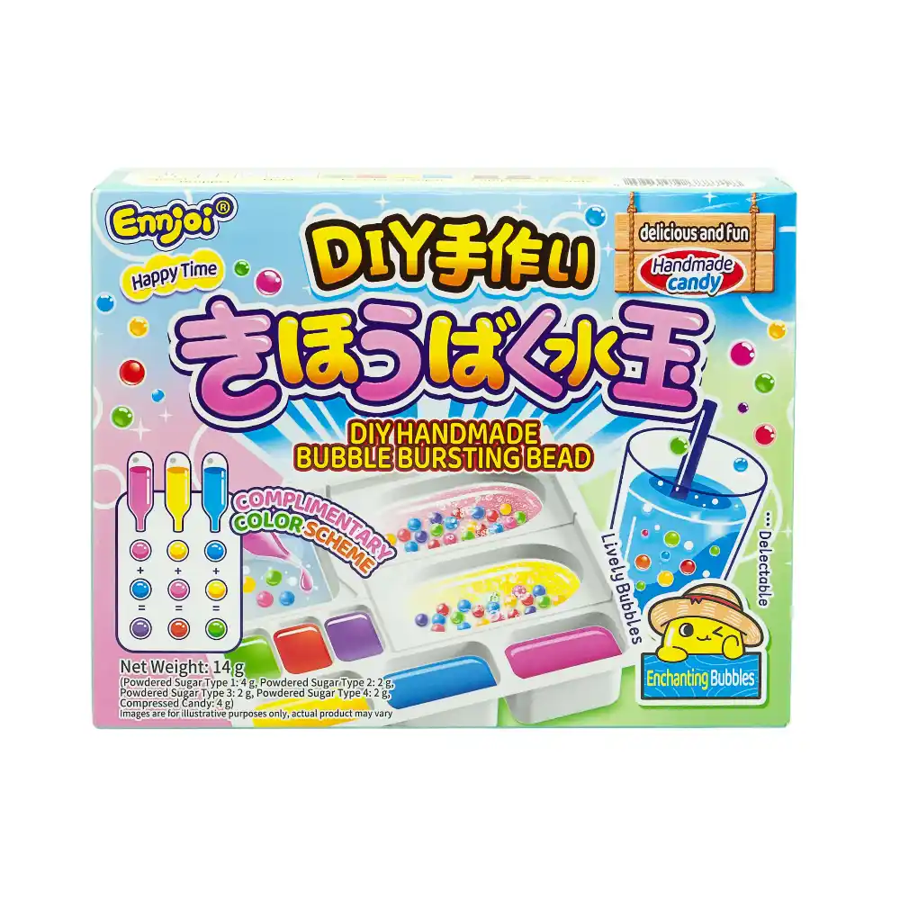 Конфета жевательная 14гр ENNJOI Сделай сам Лопающиеся пузырьки к/уп