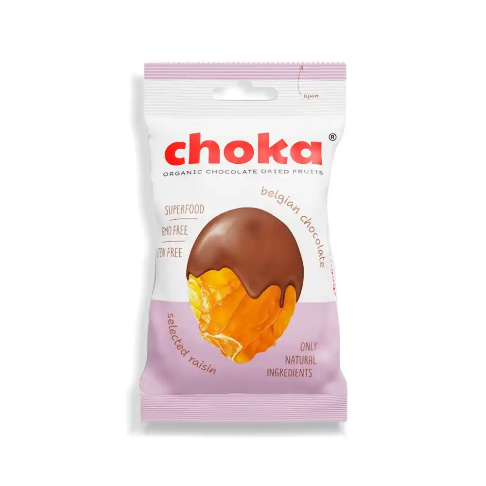 Конфеты 45гр Choka Изюм в шоколаде м/уп