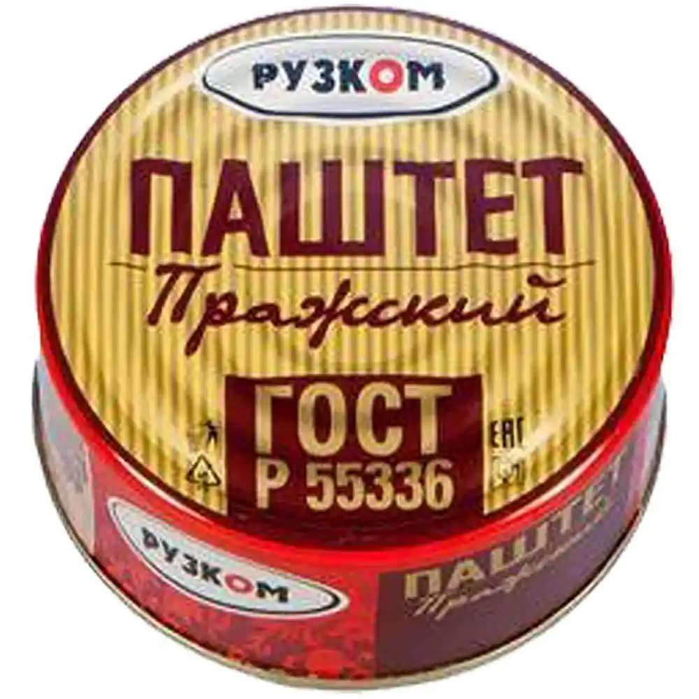 Консервы 117 г Рузком Паштет Пражский ж/б
