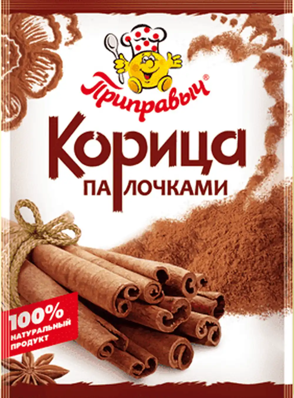 Корица 15 г Приправыч строганая (палочки) м/уп