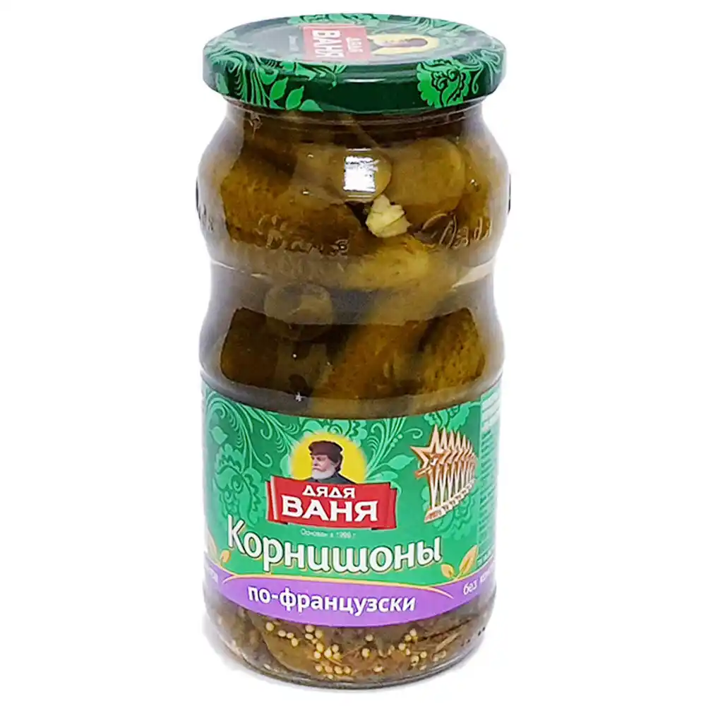Корнишоны 460 г Дядя Ваня По-французски 3-6см ст/б