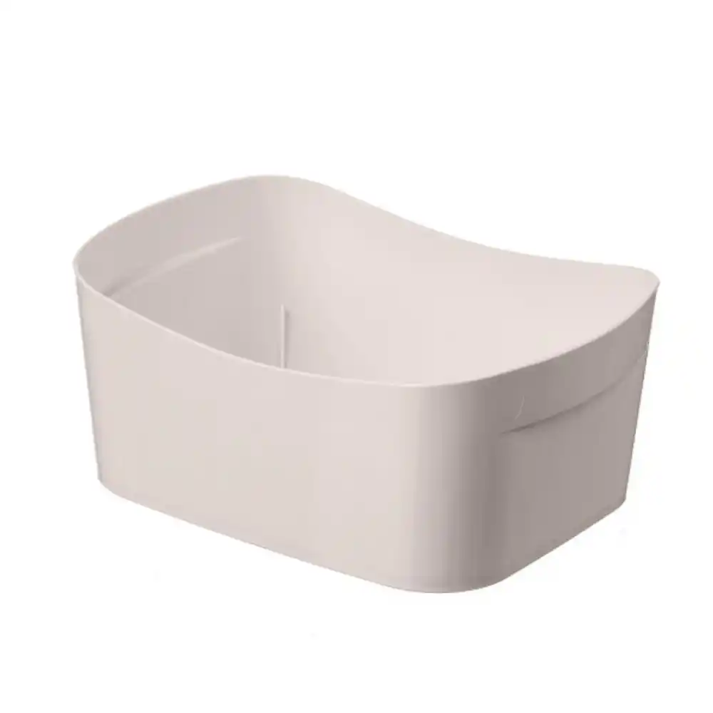 Корзинка универсальная 1,6л Homver Poplar 190х140х80мм бежевый б/уп