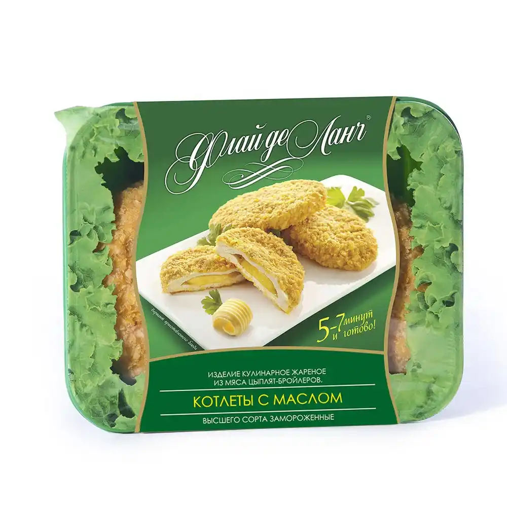 Котлеты 420 г Флай де Ланч с маслом заморож. пл/лот
