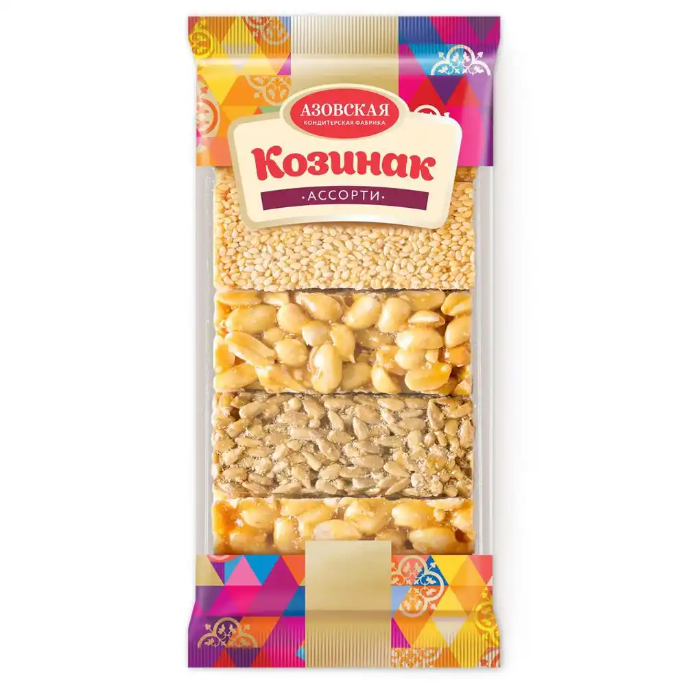 Козинак 280 гр Азов ассорти м/уп